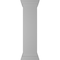 Ekena Millwork 12"W x 48"H Plain Newel Post, Peaked Capital & Base Trim (Installation kit included) NWL12X48PLP0B0 - alternate 1